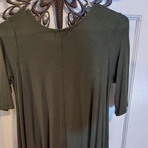 Olive swing dress